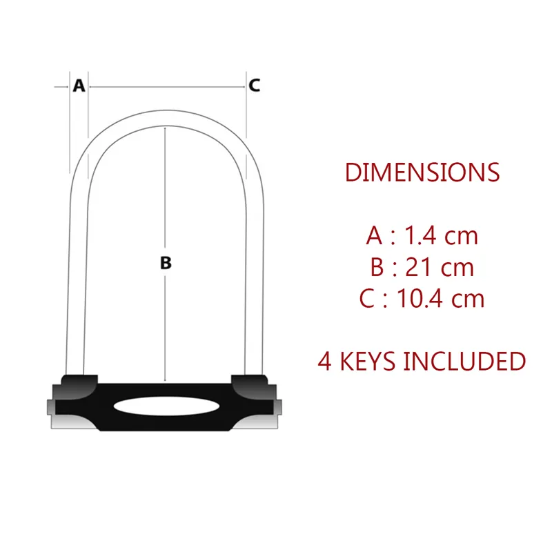 Master Lock Sold Secure Diamond D-Lock 10 X 21cm 8279EURDPRO Black-4